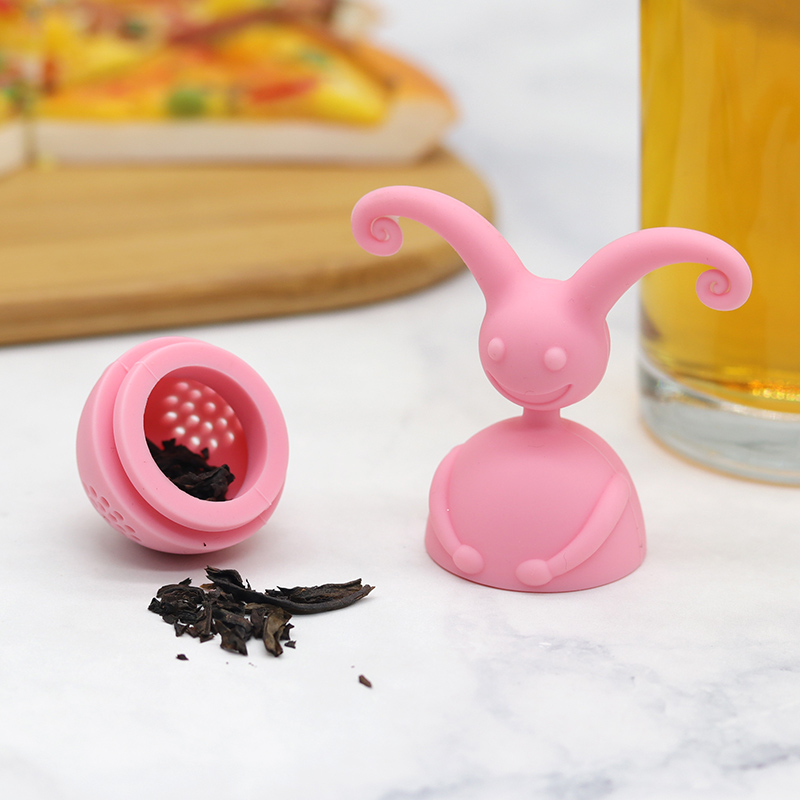 硅橡胶茶叶过滤器，小丑人硅胶茶漏_硅胶用品
